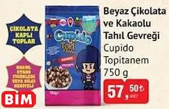 CUPİDO TOPİTANEM BEYAZ ÇİKOLATA VE KAKAOLU TAHIL GEVREĞİ CUPİDO TOPİTANEM BEYAZ ÇİKOLATA VE KAKAOLU TAHIL GEVREĞİ